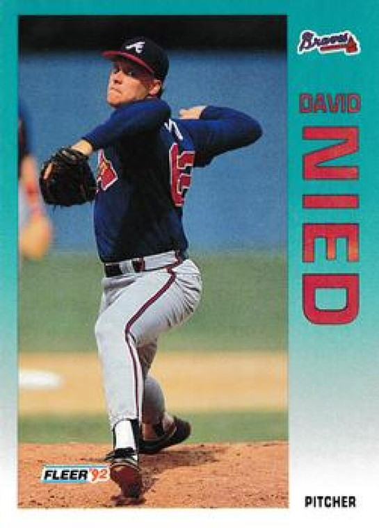 1992 Fleer Update #68 David Nied NM-MT  RC Rookie Atlanta Braves 