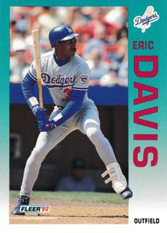 1992 Fleer Update #90 Eric Davis NM-MT  Los Angeles Dodgers 