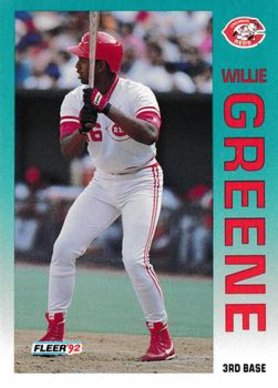 1992 Fleer Update #81 Willie Greene NM-MT  Cincinnati Reds 