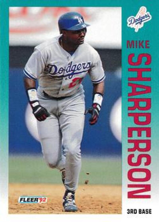 1992 Fleer Update #93 Mike Sharperson NM-MT  Los Angeles Dodgers 