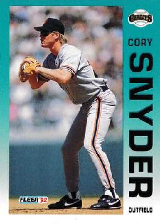 1992 Fleer Update #130 Cory Snyder NM-MT  San Francisco Giants 