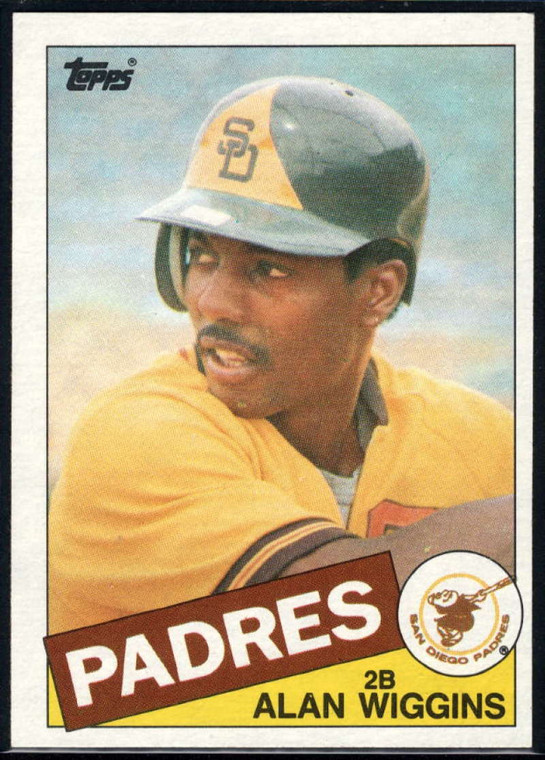 1985 Topps #378 Alan Wiggins VG San Diego Padres 