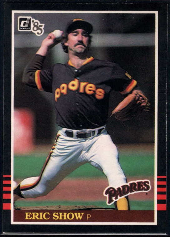 1985 Donruss #202 Eric Show VG San Diego Padres 