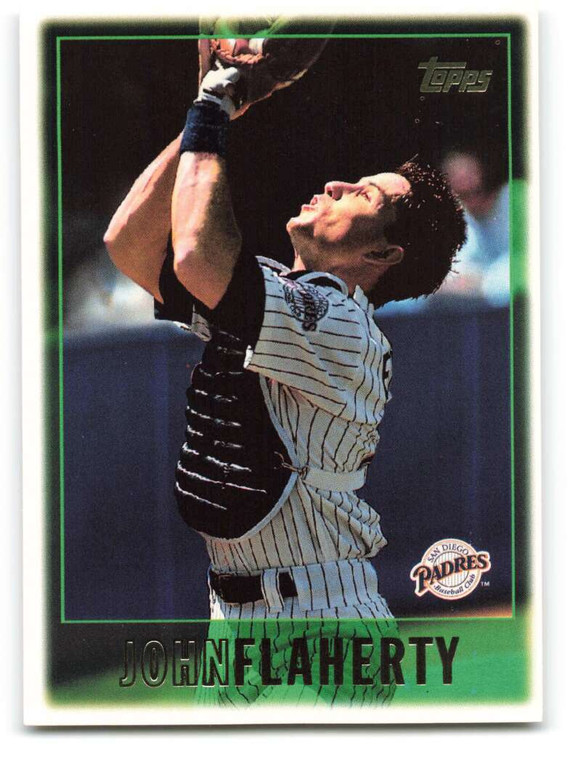 1997 Topps #412 John Flaherty VG  San Diego Padres 