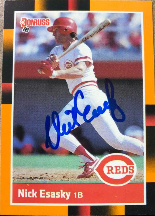 Nick Esasky Autographed 1988 Donruss Baseball's Best #118