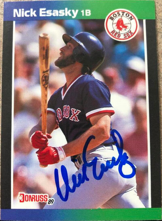Nick Esasky Autographed 1989 Donruss Traded #T-18 - Under the