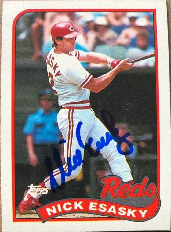 Nick Esasky Autographed 1989 Topps #554