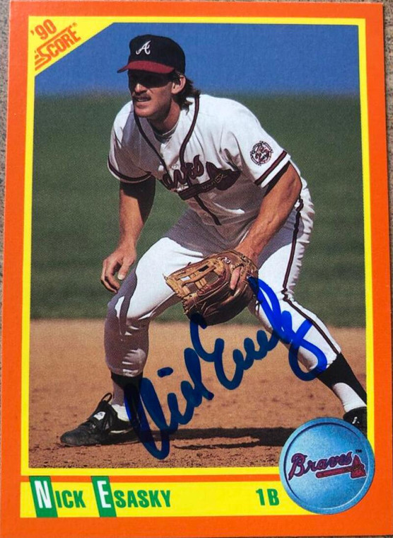 Nick Esasky Autographed 1990 Score Rookie/Traded #3T