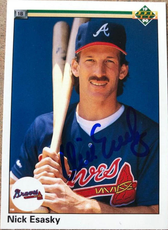 Nick Esasky Autographed 1990 Upper Deck #758