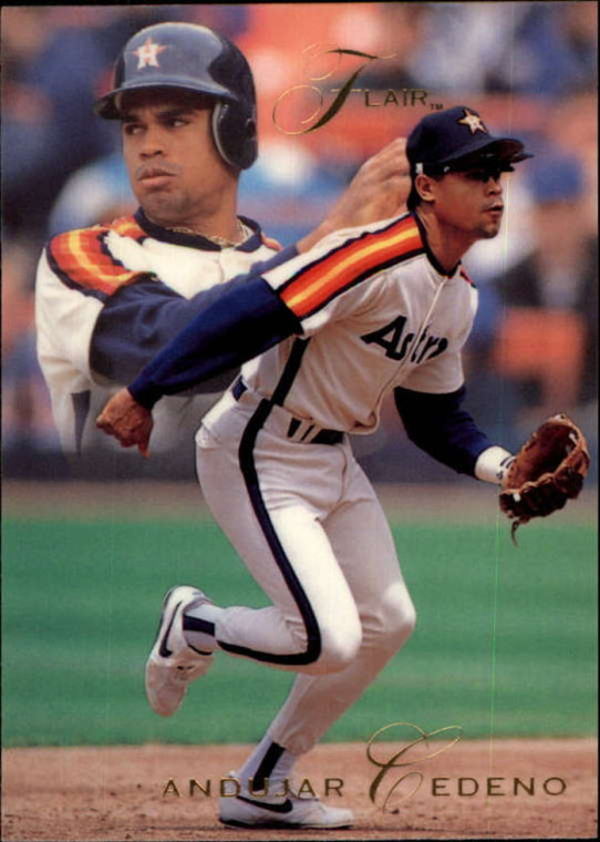1993 Flair #60 Andujar Cedeno NM-MT Houston Astros 