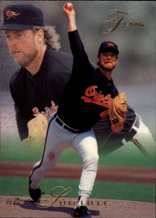 1993 Flair #158 Rick Sutcliffe NM-MT Baltimore Orioles 