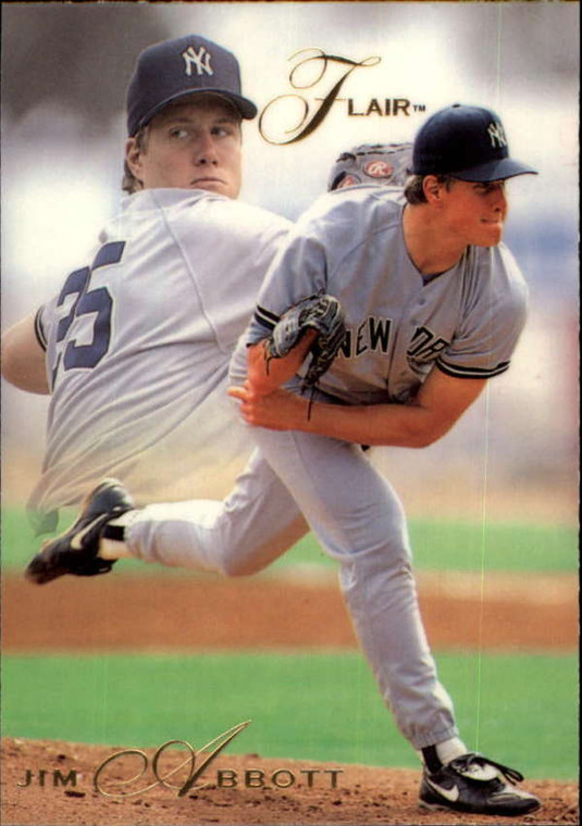 1993 Flair #244 Jim Abbott NM-MT New York Yankees 