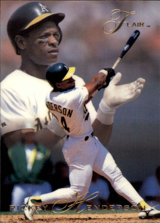 1993 Flair #260 Rickey Henderson NM-MT Oakland Athletics 