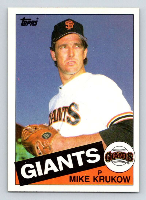 1985 Topps #74 Mike Krukow VG San Francisco Giants 