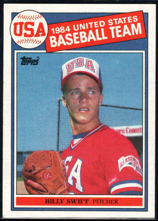1985 Topps #404 Bill Swift OLY VG RC Rookie USA 