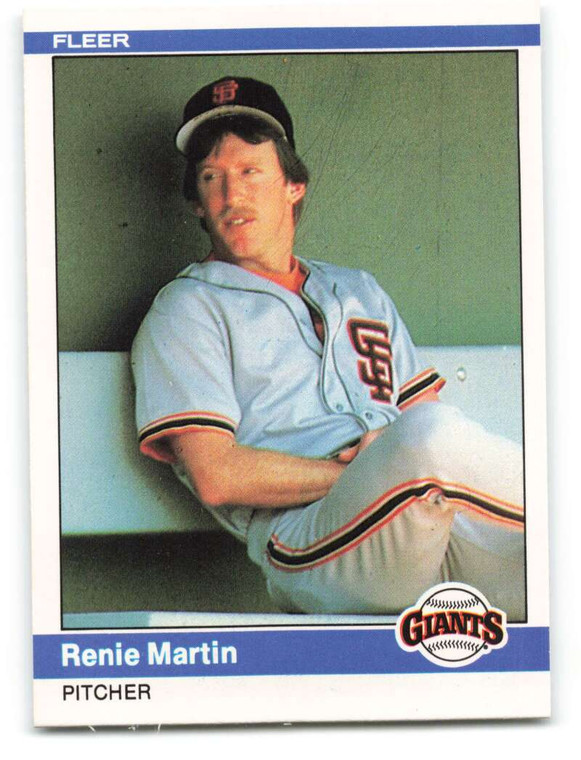 1984 Fleer #381 Renie Martin VG San Francisco Giants 