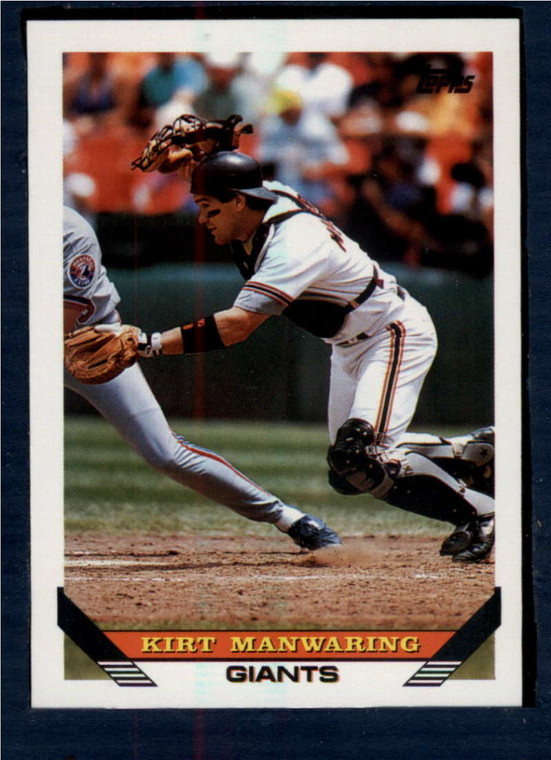 1993 Topps #337 Kirt Manwaring VG San Francisco Giants 