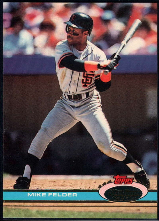 1991 Stadium Club #307 Mike Felder VG San Francisco Giants 