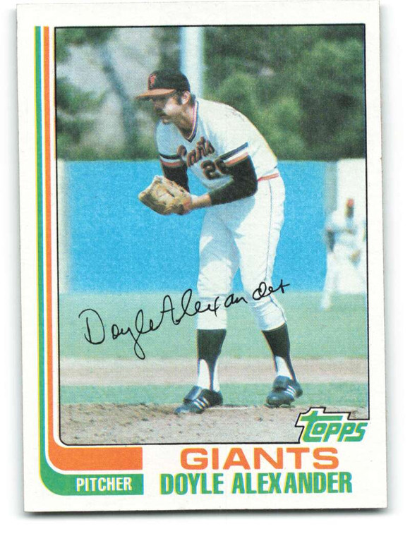 1982 Topps #364 Doyle Alexander VG San Francisco Giants 