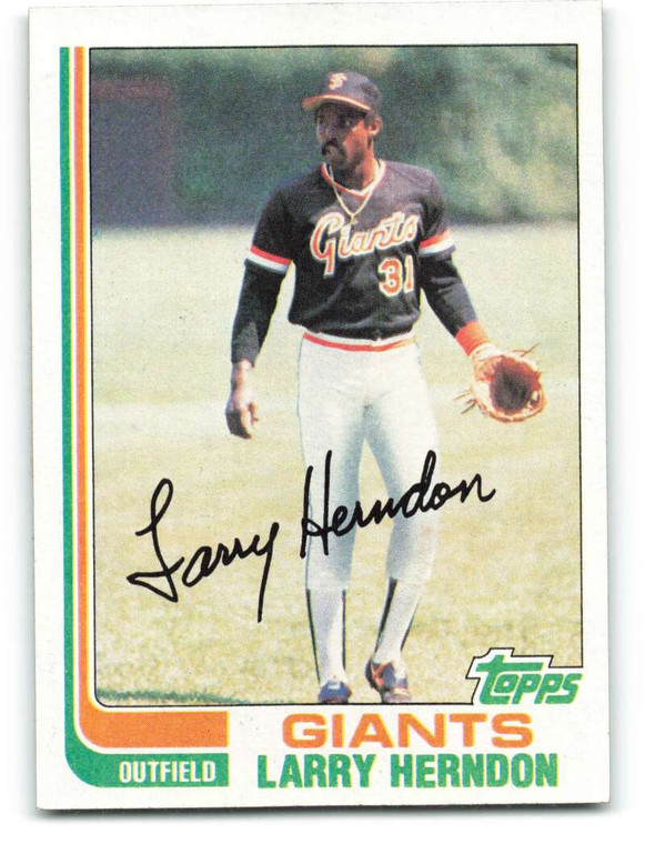 1982 Topps #182 Larry Herndon VG San Francisco Giants 