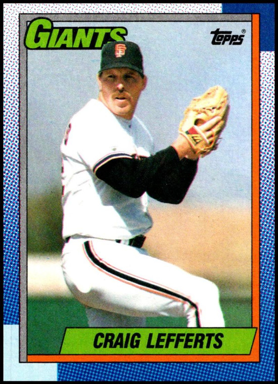 1990 Topps #158 Craig Lefferts VG San Francisco Giants 