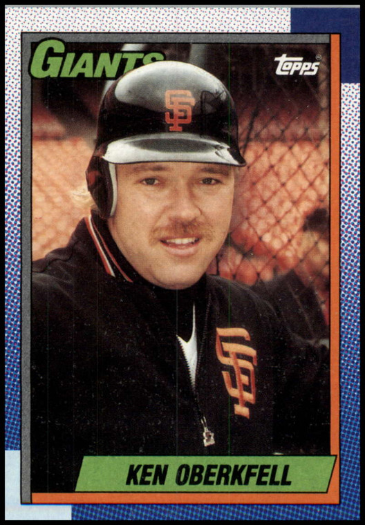 1990 Topps #488 Ken Oberkfell VG San Francisco Giants 