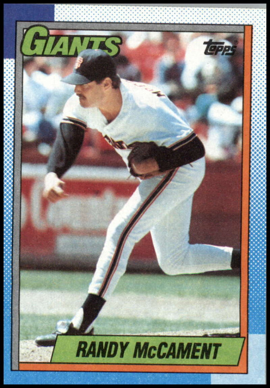 1990 Topps #361 Randy McCament VG RC Rookie San Francisco Giants 