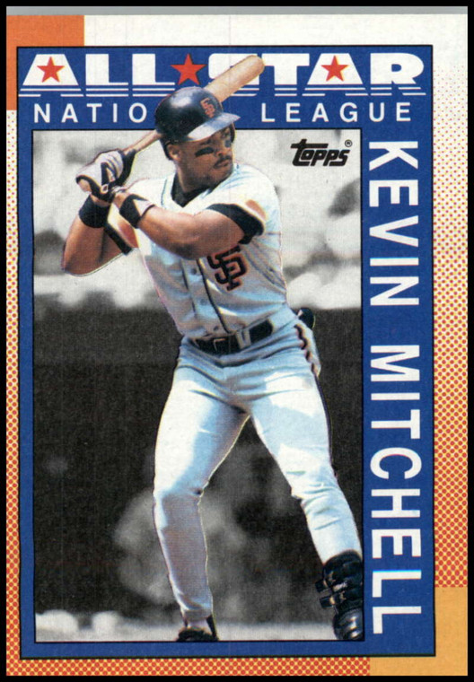 1990 Topps #401 Kevin Mitchell AS VG San Francisco Giants 