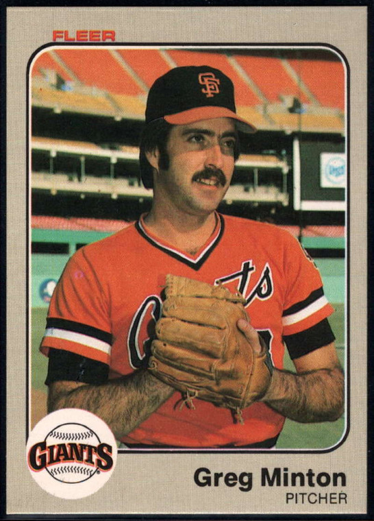 1983 Fleer #269 Greg Minton VG San Francisco Giants 