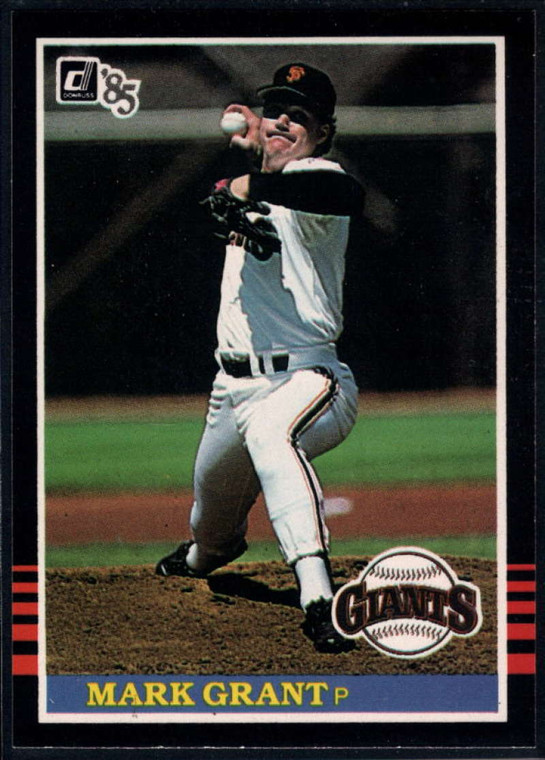 1985 Donruss #601 Mark Grant VG RC Rookie San Francisco Giants 