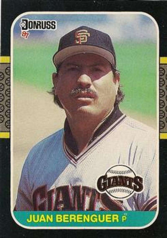 1987 Donruss #616 Juan Berenguer VG San Francisco Giants 