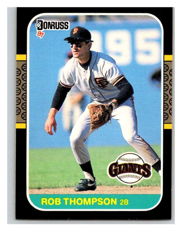 1987 Donruss #145 Robby Thompson VG RC Rookie San Francisco Giants 