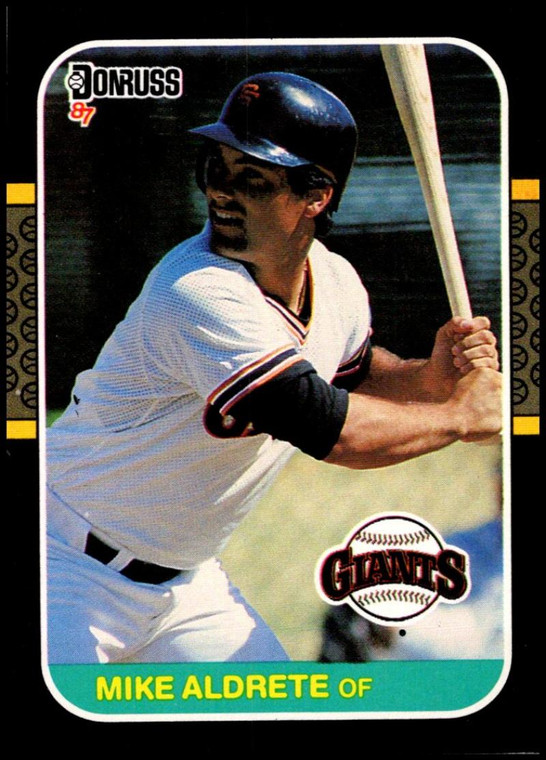 1987 Donruss #450 Mike Aldrete VG RC Rookie San Francisco Giants 