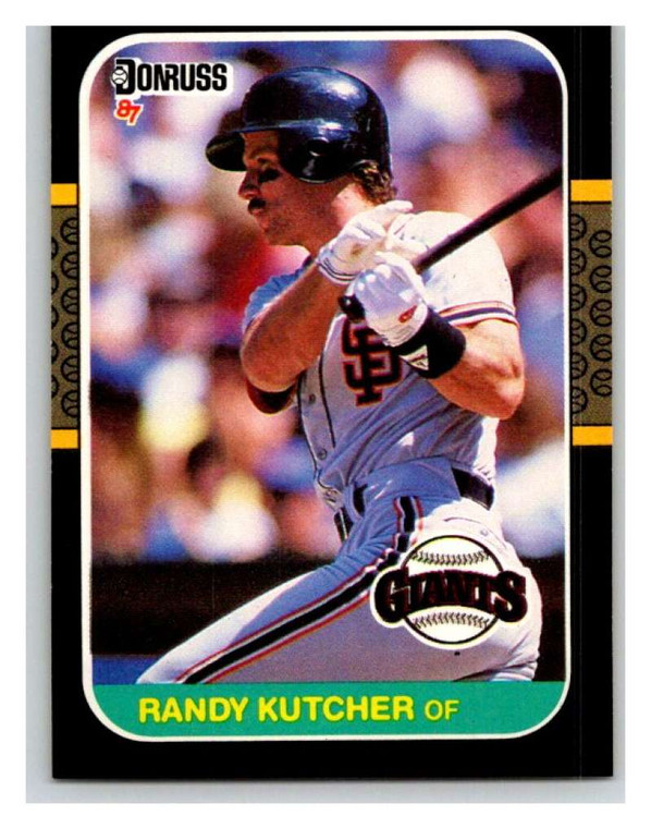 1987 Donruss #547 Randy Kutcher VG RC Rookie San Francisco Giants 