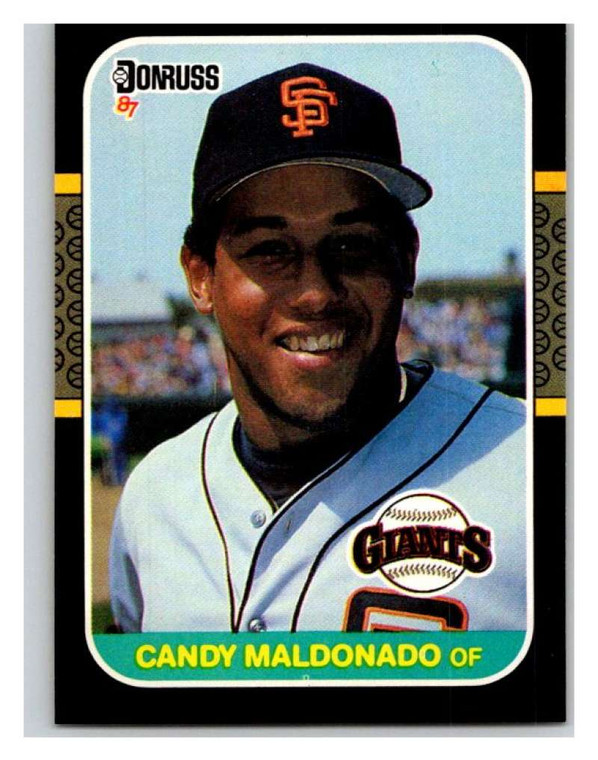1987 Donruss #327 Candy Maldonado VG San Francisco Giants 