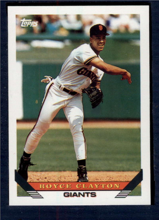 1993 Topps #542 Royce Clayton VG San Francisco Giants 