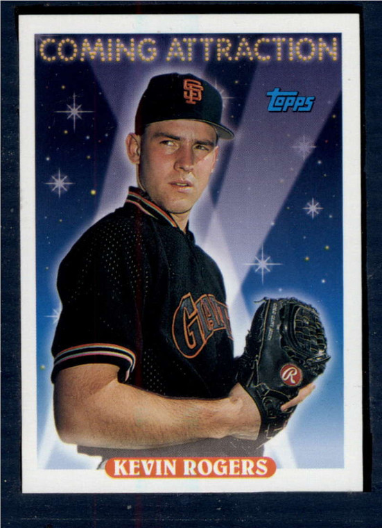 1993 Topps #822 Kevin Rogers VG San Francisco Giants 