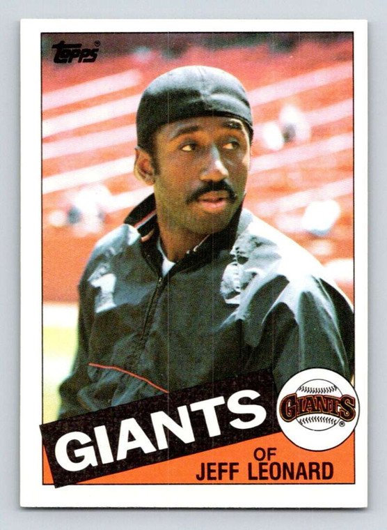 1985 Topps #619 Jeffrey Leonard VG San Francisco Giants 