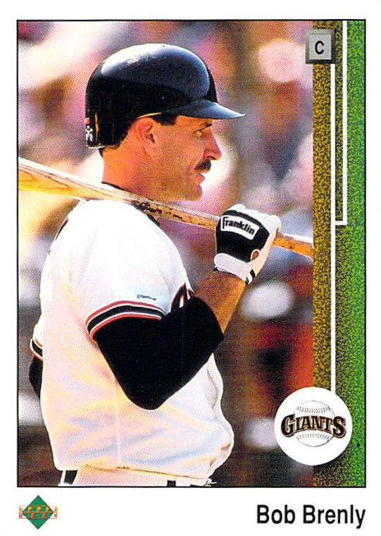 1989 Upper Deck #479 Bob Brenly VG San Francisco Giants 