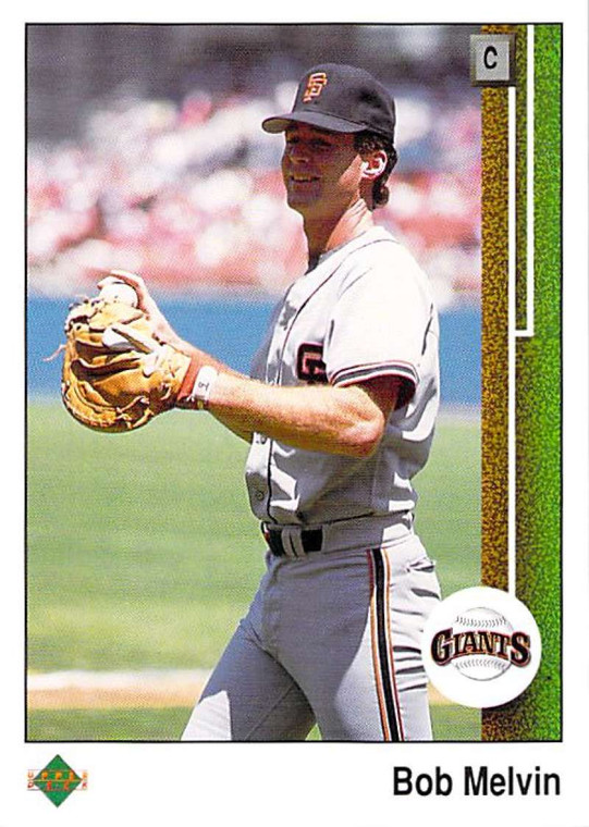 1989 Upper Deck #227 Bob Melvin VG San Francisco Giants 
