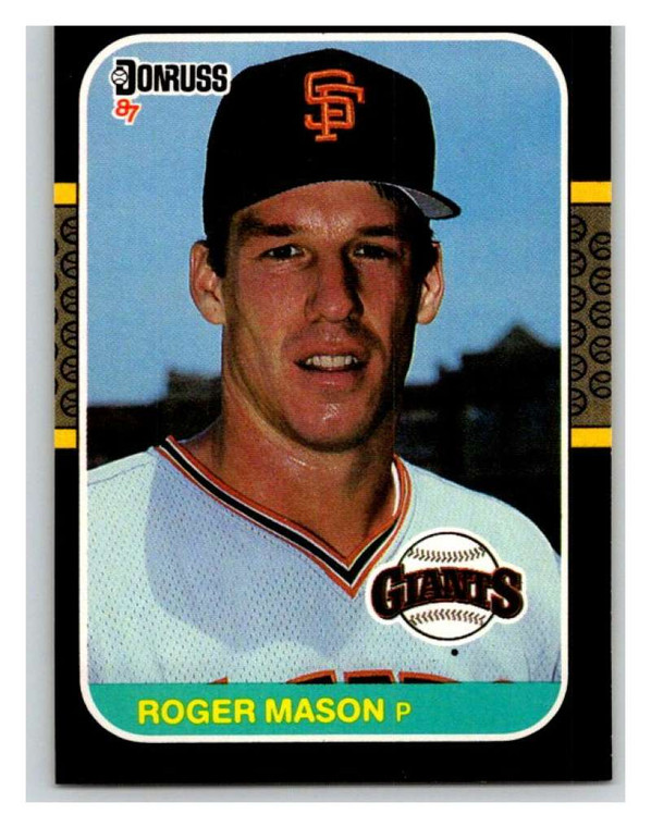 1987 Donruss #204 Roger Mason VG San Francisco Giants 