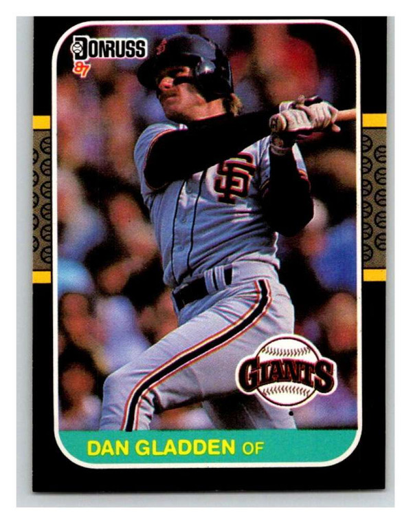 1987 Donruss #189 Dan Gladden VG San Francisco Giants 