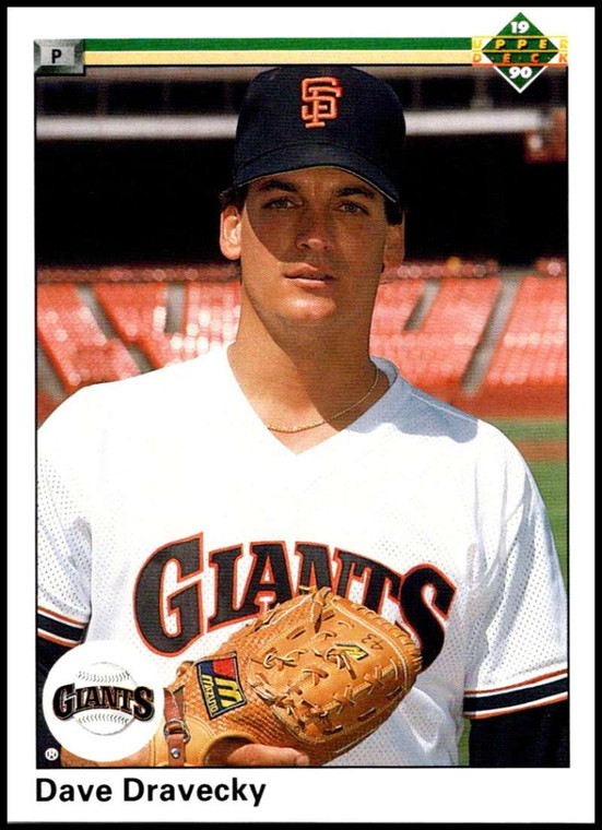 1990 Upper Deck #679 Dave Dravecky VG San Francisco Giants 