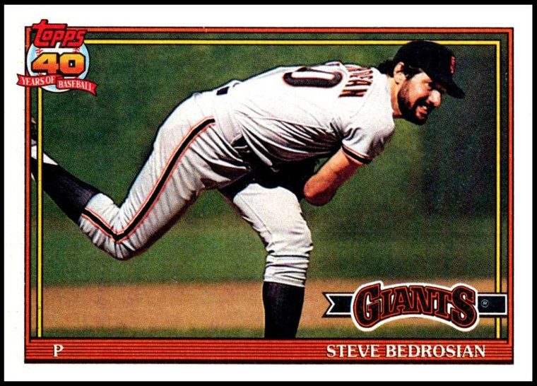 1991 Topps #125 Steve Bedrosian VG San Francisco Giants 