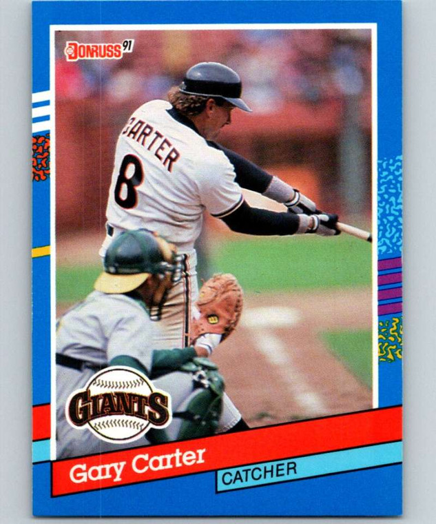 1991 Donruss #151 Gary Carter VG San Francisco Giants 