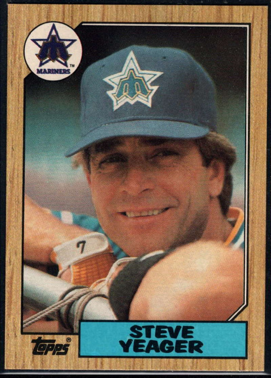 1987 Topps #258 Steve Yeager NM-MT Seattle Mariners 