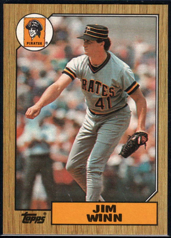 1987 Topps #262 Jim Winn NM-MT Pittsburgh Pirates 