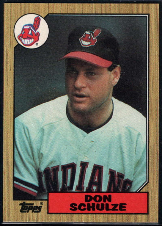 1987 Topps #297 Don Schulze NM-MT Cleveland Indians 
