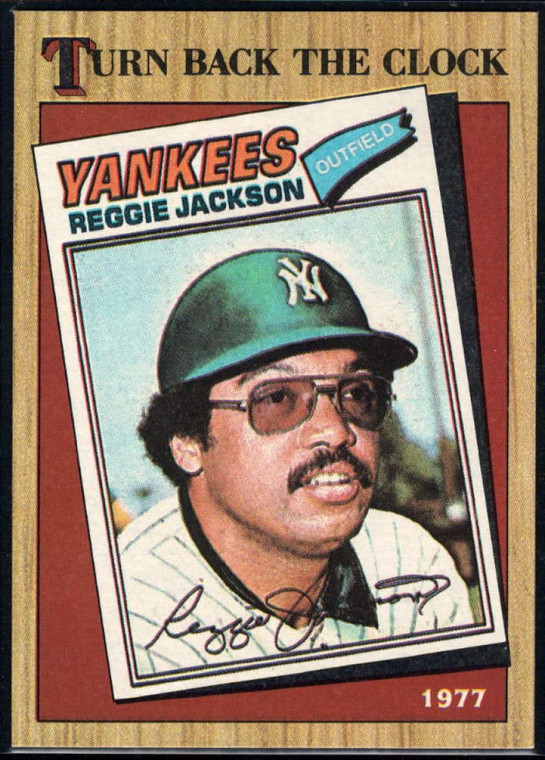 1987 Topps #312 Reggie Jackson TBC NM-MT New York Yankees 