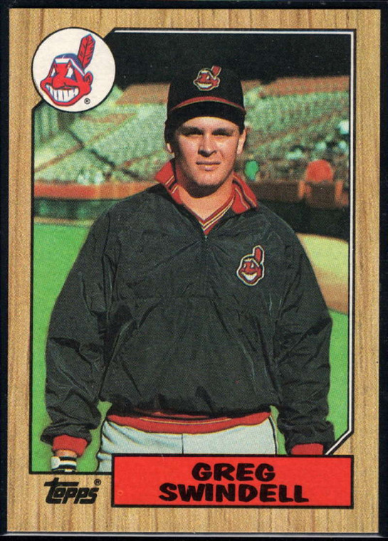 1987 Topps #319 Greg Swindell NM-MT RC Rookie Cleveland Indians 